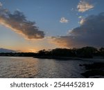 Water Sunset Clouds Thimble Island