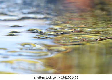 Water Surface Tension Reflections Macro