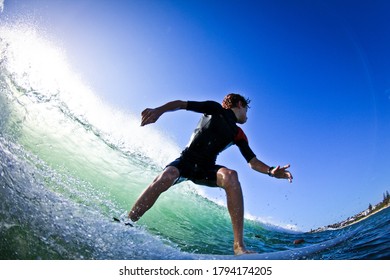 Water Surfing Vision At Alex Beeach, QLD, Australia