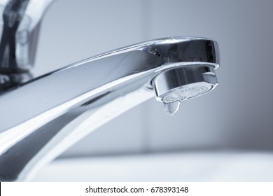 A Water Tap Dripping