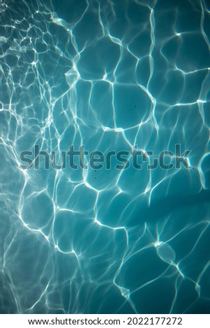 Similar – #A# Poolblau Kunst