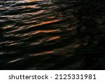 Water texture. Water reflection texture background. Abstract liquid surface, dark water or oil surface. Ocean surface dark nature background. River lake rippling Water. Texture and nature concept.