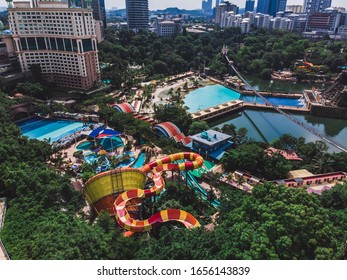 Water Themepark Sunway Lagoon Petaling Jaya Malaysia - 2 Feb 2020