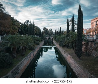 water torrent city center in the center of Palma de Mallorca, spain. - Shutterstock ID 2259554195