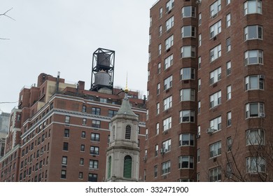 Water Tower Are Iconic In NYC And Their Function Is The Distribution Of Potable Water And Providing Emergency Storage For Fire Protection