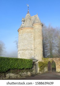 Water Tower In The Mist At Trelissick