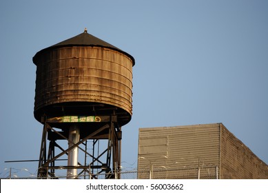 A Water Tower In New York City.