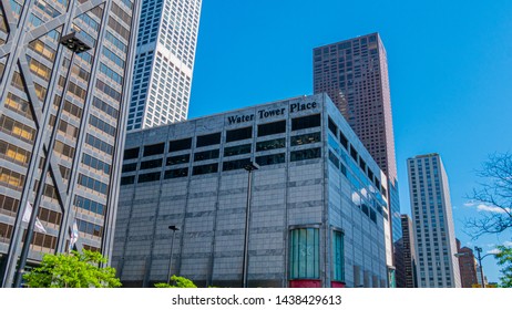 Water Tower Place Chicago - CHICAGO, ILLINOIS - JUNE 12, 2019