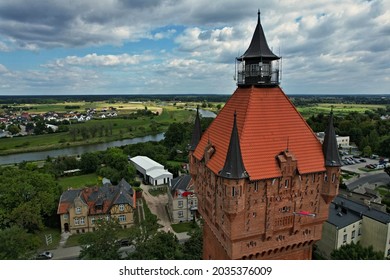 The Water Tower In Srem, Poland