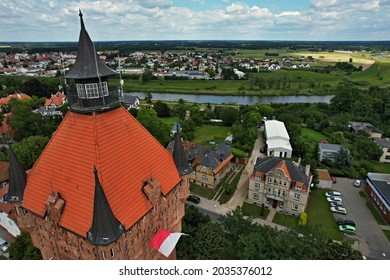 The Water Tower In Srem, Poland