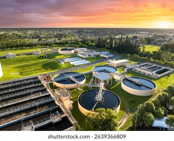 Water treatment facility for processing and purification of water from natural sources, removing contaminants to produce clean, safe water for public consumption and environmental use