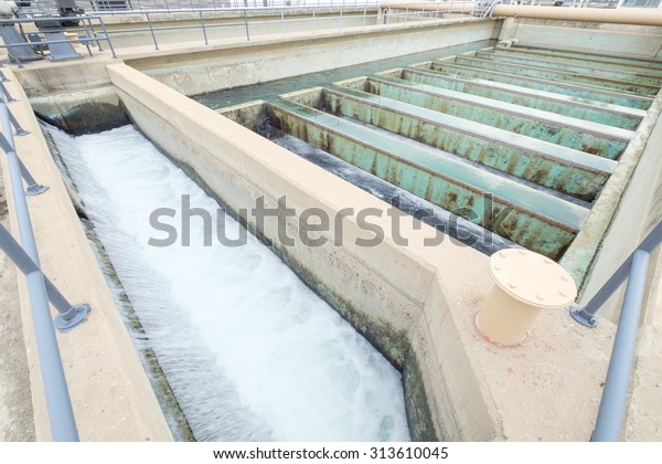 Water Treatment Process Rapid Sand Filter Stock Photo 313610045 ...