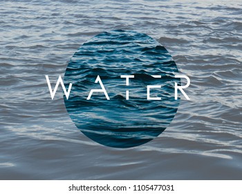 Water Typography Design