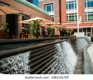 Water Wall Sundance Square Fort Worth