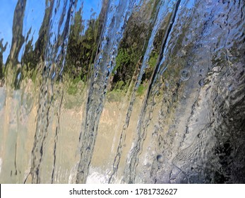 Water Wall At Turner Falls