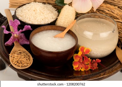 Water From Washing Jasmine Rice Has Medicinal Properties.(face Mask And Soak With Hair)