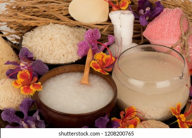 Water From Washing Jasmine Rice Has Medicinal Properties.(face Mask And Soak With Hair)