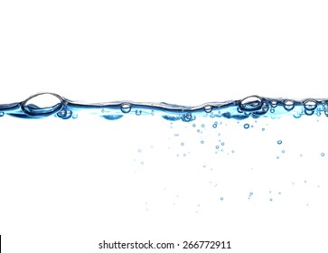 Water Wave With Air Bubbles