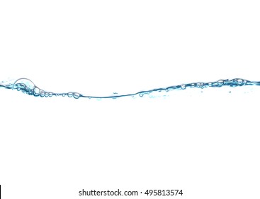 Water wave with air bubbles - Shutterstock ID 495813574