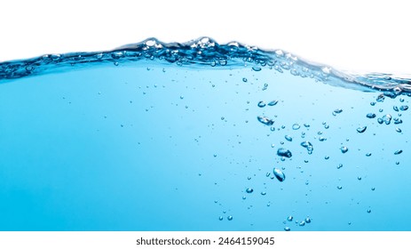 Water Wave. Water Bubbles Float Up Under Water. Freshness Pure Water Splashing on White Background.	
 - Powered by Shutterstock