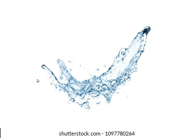 Water Splashwater Splash Isolated On White Stock Photo (edit Now 