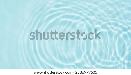 Water Waves Abstract Pattern Texture on Swimming pool,Top view Poolside with Light,Shadow on Blue water, Sea Blue Circle Surface with Ripples,Splashes with Sunlight,Summer Background