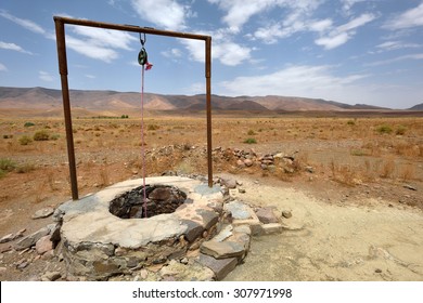 Water Well In Sahara Desert, Morocco, North Africa