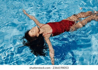 Water woman swim sport pool girl young underwater lifestyle person vacations blue female summer - Powered by Shutterstock