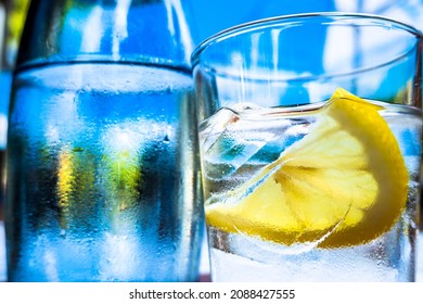 Waterbottle And Glasses - Photo - Close Up