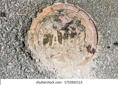 Waterbury, CT/USA- 6.8.2020 Pohole In The Ground, Water