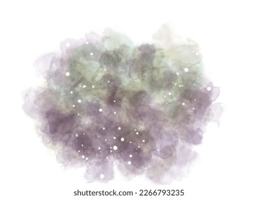 watercolor abstract with transparent background - Shutterstock ID 2266793235