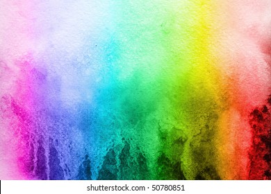 watercolor background color of the rainbow