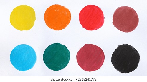 Watercolor hand drawn seamless circle on paper drawing background. hand drawing