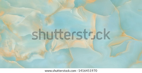 Watercolor Onyx Marble Aqua Blue Cloudy Stock Photo Edit