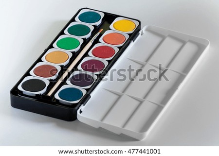 Image, Stock Photo watercolour box