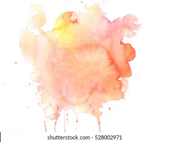 Watercolor texture of stains
