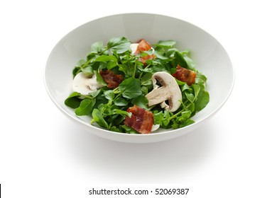 Watercress Mushroom Salad