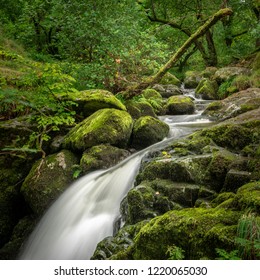 Waterfall At Aira Force National Trust, Lake District, UK