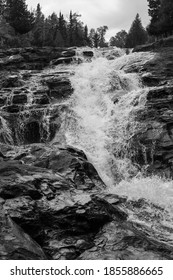 Waterfall Along North Shore Drive, Minnseota.