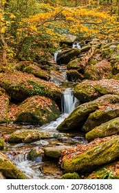 Waterfall Along The Roaring Fork River