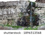 Waterfall at Ancient Lakes in Grant County Washington