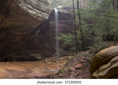 Waterfall in Ash Cave Hocking Hills Ohio