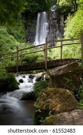 Waterfall Of Besse In Auvergne