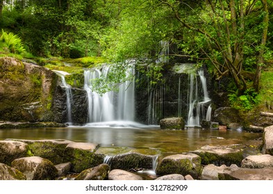 Waterfall in Brecon Beacons National Park, Wales, UK - Shutterstock ID 312782909