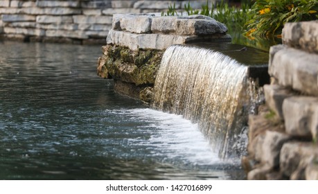 Waterfall By The San Antonio Pearl