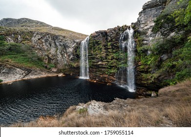 Waterfall Of A Cerrado River