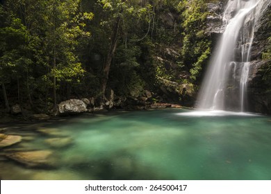 Waterfall in Chapada dos Veadeiros National Park -  Brazil
