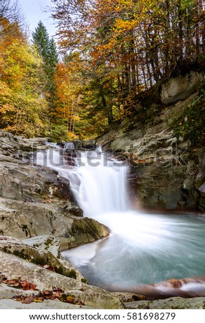 Wasserfall des Würfels, Selva de Irati, Navarra