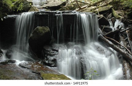 Waterfall At Dean's Ravine, Canaan, CT