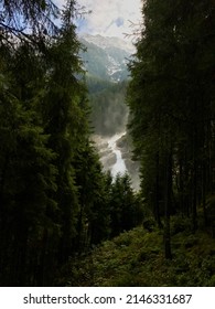 Waterfall deep into the forest